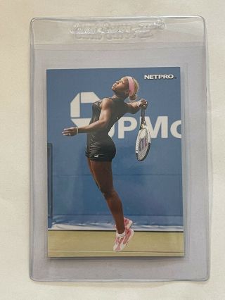 Serena Williams 2003 Netpro Photo Very Rare Rookie Card 2 Rc Psa Ready