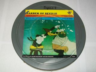 Barber Of Seville Woody Woodpecker Musical Cartoon Vtg 8 Movie Film Rare