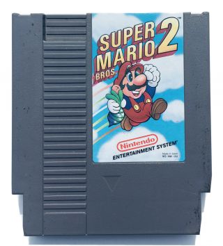 Mario Bros 2 (1988) Nintendo Nes Cult Family Classic Smb2 Rare Vgc Htf