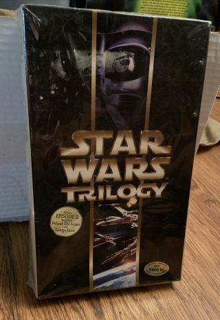 Star Wars Trilogy Vcd Video Cd Set (not Dvd) 6 Discs Rare Open W/shrink