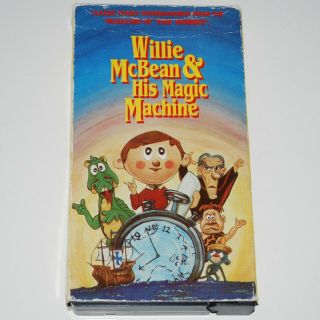 Willie Mcbean & His Magic Machine Vhs Rare Stop Motion Animation 