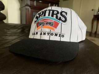 Rare Vintage San Antonio Spurs Snapback Hat Cap Nba 1990s