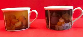 Set Ltd Edition Fernando Botero Museo D Antioquia Espresso Cups & Saucers RARE 3