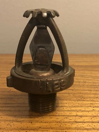 Vintage Grinnell Bulb Brass Fire Sprinkler 3” A29 - 155 Very Rare