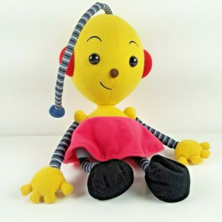 Rare Disney Store Rolie Polie Olie Zowie Plush 15 " Robot Doll Bendable Antenna