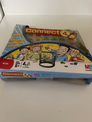 Rare 2008 Hasbro Connect 4 X 4 Double Grid Challenge Pre - Owned
