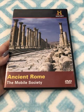 Ancient Rome The Mobile Society Roman Roads History Channel Dvd.  Rare Oop