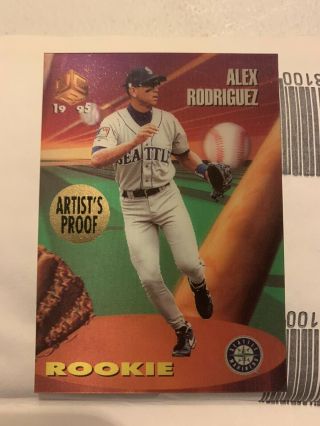 1995 Pinnacle Uc3 115 Alex Rodriguez Rookie Card Rare Artist Proof