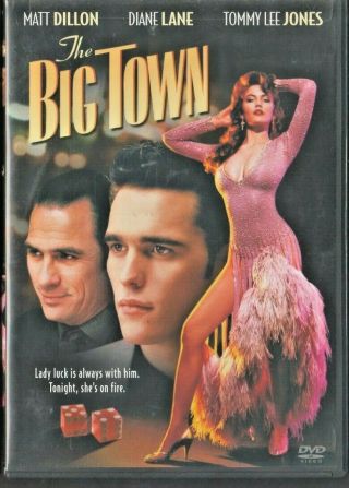 The Big Town (1987) Dvd,  2004 Matt Dillon Diane Lane Tommy Lee Rare Oop Ln