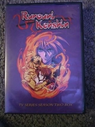 Rare Anime Rurouni Kenshin Tv Series Season 2 8 - Disc Box Dvd Set
