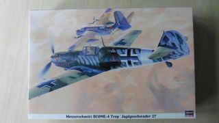 Very Rare Hasegawa 1/32 Messerschmitt Bf109e - 4 Trop 