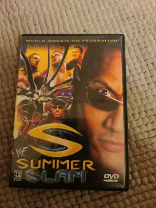 Wwf Summerslam 2000 (dvd,  2000) Wwe Rare
