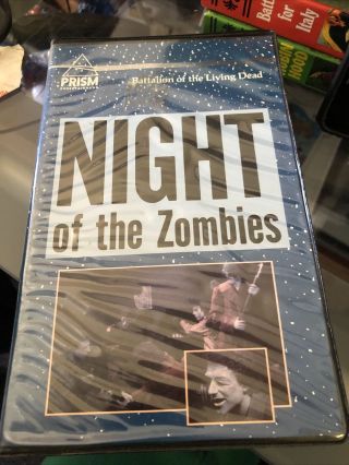 Night Of The Zombies 2 Vhs Horror Clamshell Prism Rare