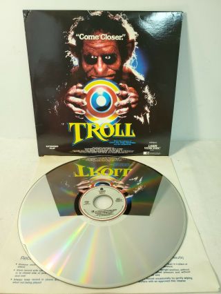 Troll Rare Horror Movie Laserdisc Phil Fondacaro Torok Cult Horror 1980s