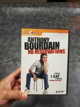 Anthony Bourdain: No Reservations 2007 4 Dvd Set Rare Oop Travel Channel