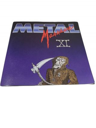 Metal Massacre Xi 11 Cd Metal Blade 1991 Caroline Carol Cd 2207 Rare