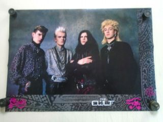 The Cult / Rare Poster / Exc. ,  - 19 1/4 X 27 1/2 "