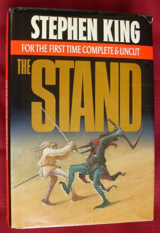The Stand By Stephen King (1990,  Hardcover) - 1st - 1st - Rare -