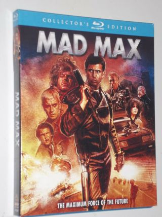 Mad Max : Blu - Ray Scream Factory Rare Oop Slipcover Usa/can Bluray Mel Gibson