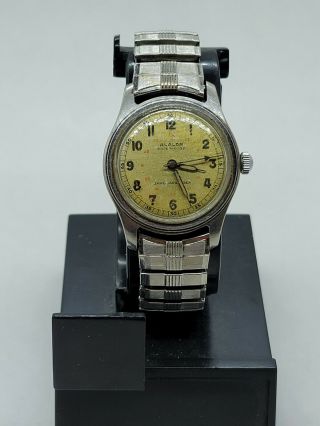 Rare Vintage Avalon Watch Swiss Military Watch 17 Jewels Running Good.