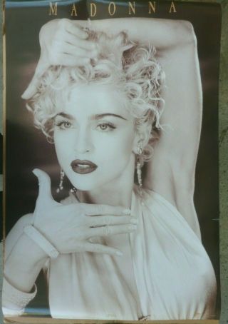 Rare Madonna Vogue 1990 Vintage Music Poster