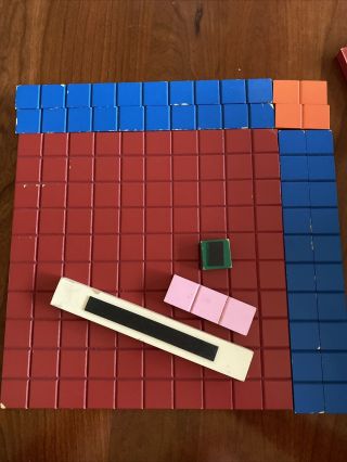 Math U See Manipulatives - Integer Blocks Teacher Magnetic Board Edition Rare