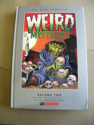 Ps Artbooks Pre - Code Horror Weird Mysteries Vol 2 Oop Reg $48.  00 Qq Rare
