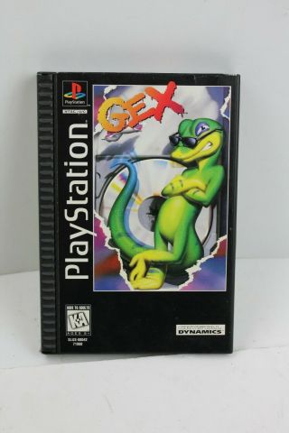 Gex (sony Playstation 1,  1996) Ps1 Long Box Rare