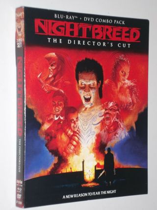 Nightbreed : Directors Cut - Rare Scream Factory Blu - Ray,  Slipcover Bluray