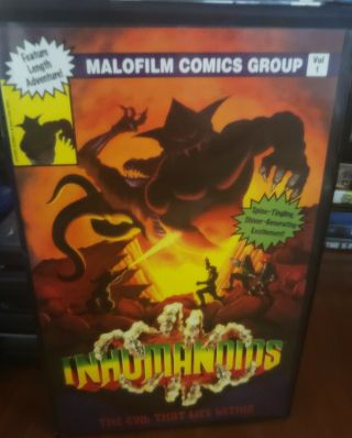 Inhumanoids (vhs) Vol 1 Very Rare Horror Clamshell Ntsc Animated Tv Hasbro Vhs