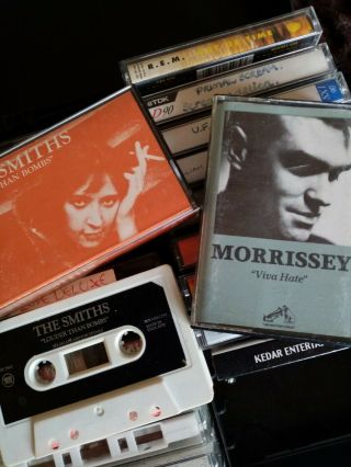 Tape Cassettes The Smiths Louder Than Bombs C255 Rare 1987 & Morrissey Viva Hate