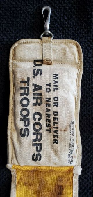 Rare Complete Pre Ww2 Us Air Corps Troops Aerial Delivery Streamer 1927 - 1941