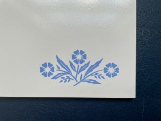Rare,  Vintage Corning Ware Blue Cornflower - Tea Tile,  Trivet,  Hot Pad - 6 