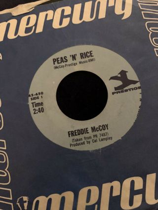 Freddie Mccoy Rice N Peas Mercury 45,  R&b,  Soul Jazz Orig Rare Vinyl