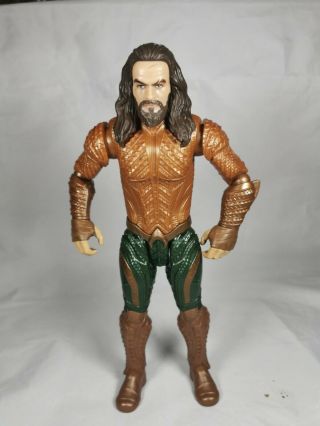 Justice League Aquaman 12 Inch Figure Rare Jason Momoa Dc Comics Mattel 2016