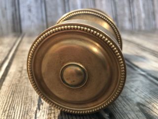 Vintage Schlage Solid Brass Door Knob Old Style Door Handles,  Rope,  Rare,  Beaded