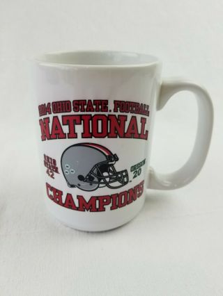 2014 The Ohio State Football 2014 National Champions Mug Cup 12 Oz.  Rare