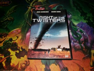 Night Of The Twisters (dvd,  2006) Rare Oop Disc No Scratches