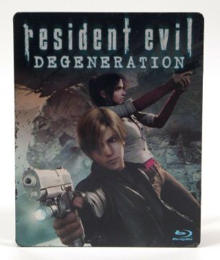 Resident Evil: Degeneration Blu Ray Metal Case Rare Steelbook Oos / Oop