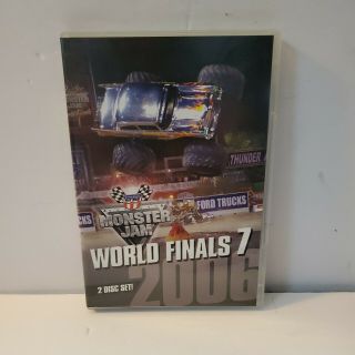 Monster Jam World Finals 7 Dvd 2 Disc Set 2006 Rare