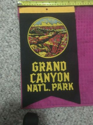 Rare Grand Canyon Vintage Souvenir Travel Banner This Is Not A Pennant Ship Fast