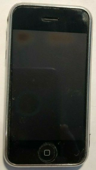 [broken] Apple Iphone Gen 1 Black (at&t) A1203 8gb Gsm Good Rare No Power