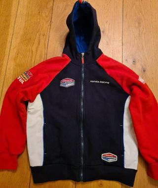 Kids Rare Honda Racing Tt Legends Official Merchandise Hoodie/jacket Age 9 To 11