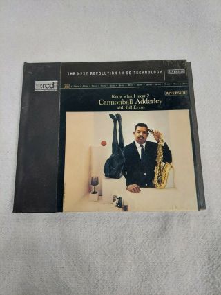 Cannonball Adderley W/ Bill Evans Know What I Mean Xrcd 2 Jvc Japan Import Rare