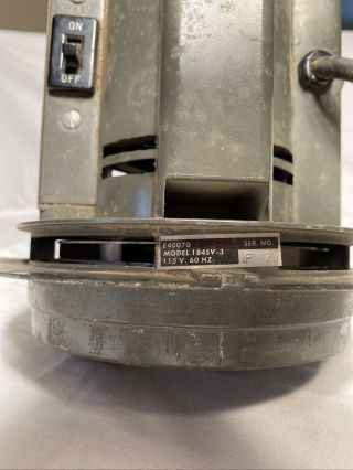 Rare Vintage Craftsman Home N Shop Vac Vacuum Motor Model 1B4SV - 3 2
