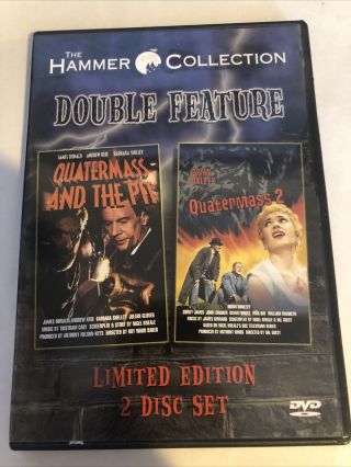 Quatermass & The Pit/quatermass 2 (dvd,  2003,  2 - Disc Set) Rare Oop Hammer Horror
