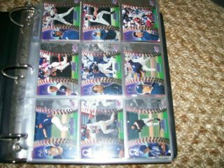 Rare 1998 Pacific Omega Baseball Complete Set In Binder - Jeter - Ripken - Griffey,