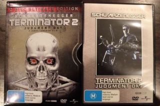 Terminator 2 Judgment Day Ultimate Edition Rare Dvd T2 Metal Tin Steelbook Cover
