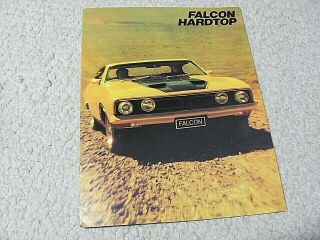 1976 Australian Ford Falcon Hardtop Sales Brochure.  Very Rare.