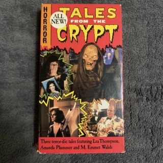 Tales From The Crypt Vhs 1st Edition 1989 Horror Emmet Walsh Rare Htf Hbo Video